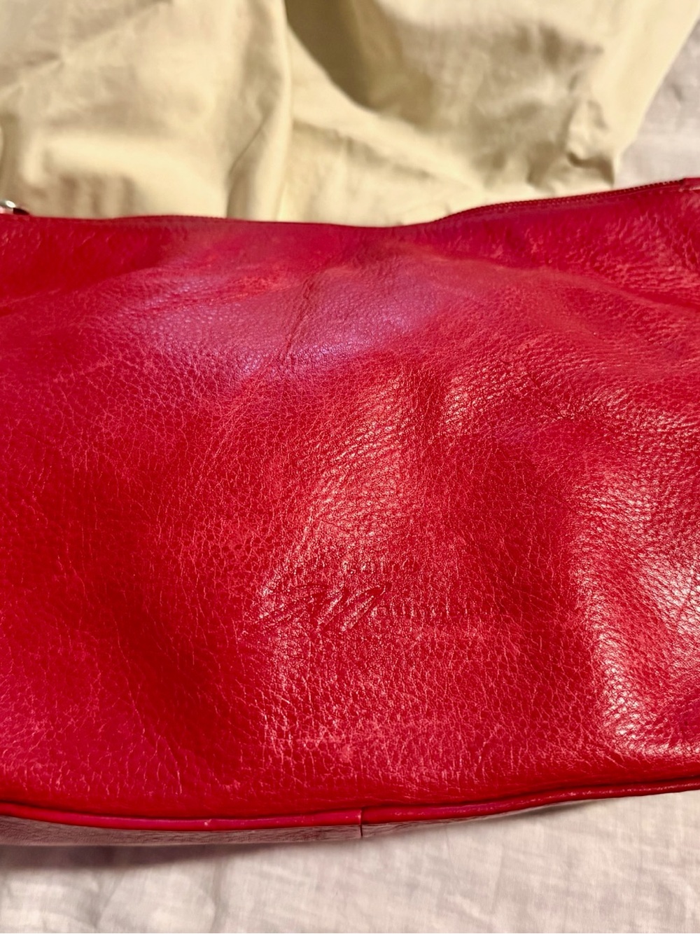 Stone Mountain Red leather purse Retro#Y2K
